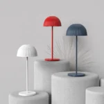 2025 Decorative LED Lights Coloful Cordless Table Lamp Rechargeable Table Lamp for Restaurant Bedroom Bedside