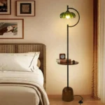 Unusual Floor Lamps Coffee Table Vertical Wood Floor Lamp Table Lamp - Image 4
