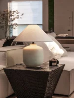 Wabi Sabi Style Ceramic Table Lamp Living Room Handmade Decoration Indoor Bedside Table Lamp Handmade Ceramic - Image 3