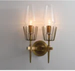 Hotel Decorative Accessories Crystal Glass Bedside Designer Nordic Aisle Corridor Wall Lamp - Image 4