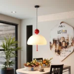 Modern LED Chandelier Creative Glass Pendant Light for Dining Room Living Room - Image 6
