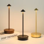 Modern Portable Cordless Restaurant Table Lamp Rechargeable with Battery Power Home Decor Luxury Metal Table Lamp - Image 5