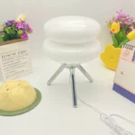 New Home Decorative Colorful Glass Table Lamp Modern Hotel Bedroom Bedside Tripod Table Lamp Girl Gift - Image 3