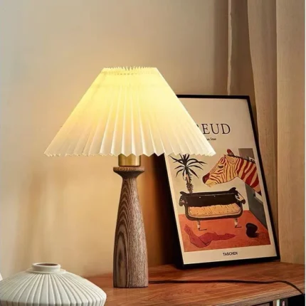 Luxury Home Wood Table Lamp Modern Art Desk Lamp Bedroom Bedside Decorative Table Lamp