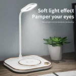 2025 Hot Selling 4-in-1 Phone Stand Fast Charging 15W Wireless Charger Reading Lamp OEM Plastic Body Desk for Industrial Use - Image 4