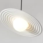 Modern Metal Flying Saucer UFO Chandelier Minimalist Black Pendant Lights for Living Room Dinning Room - Image 5